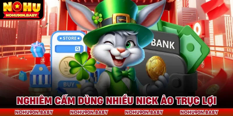 Nghiêm cấm dùng nhiều nick ảo trục lợi
